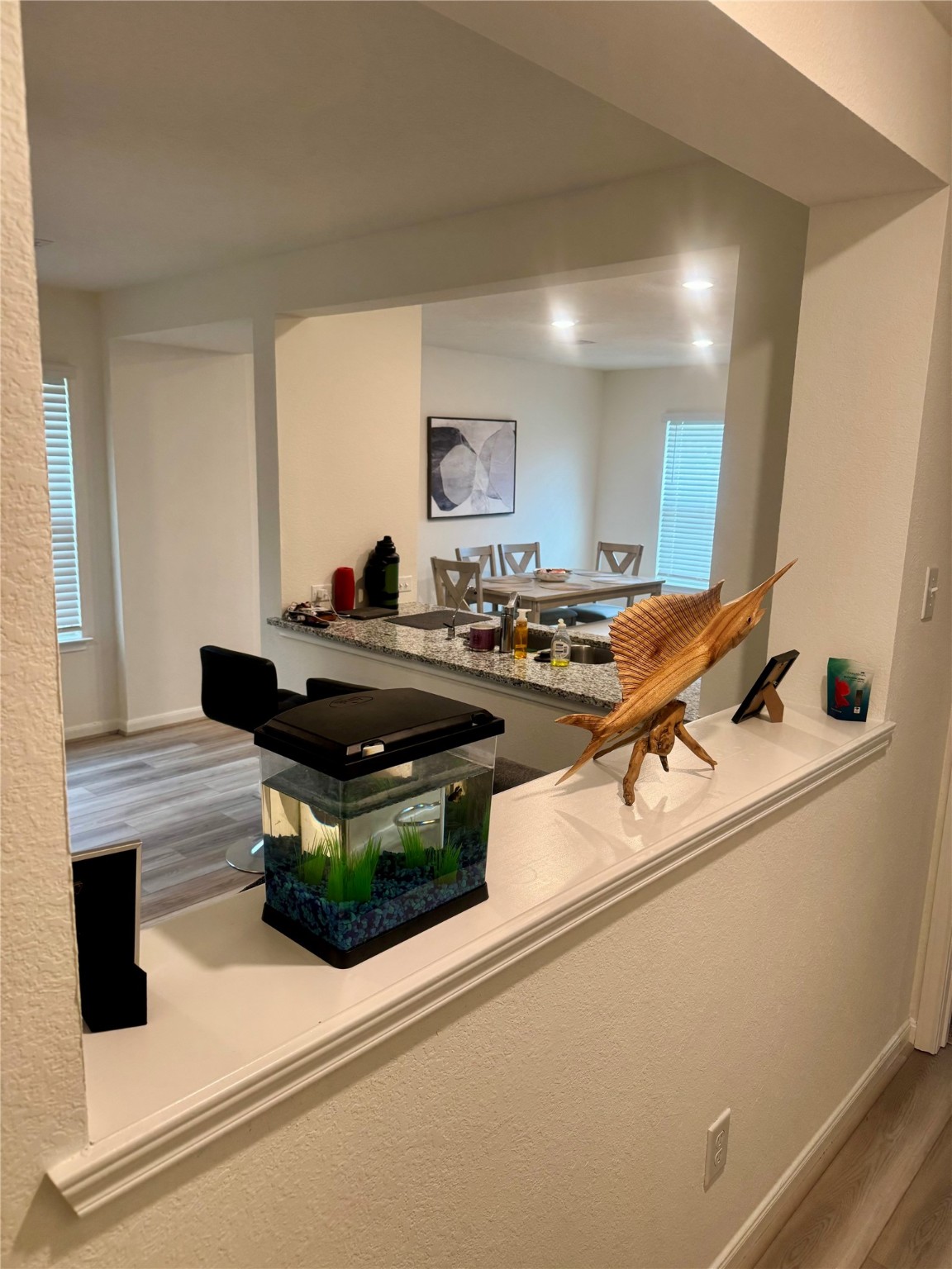 3015 Kalimera Lane Fresno, TX 77545 - Photo 5 of 15 a living room with furniture and wooden floor