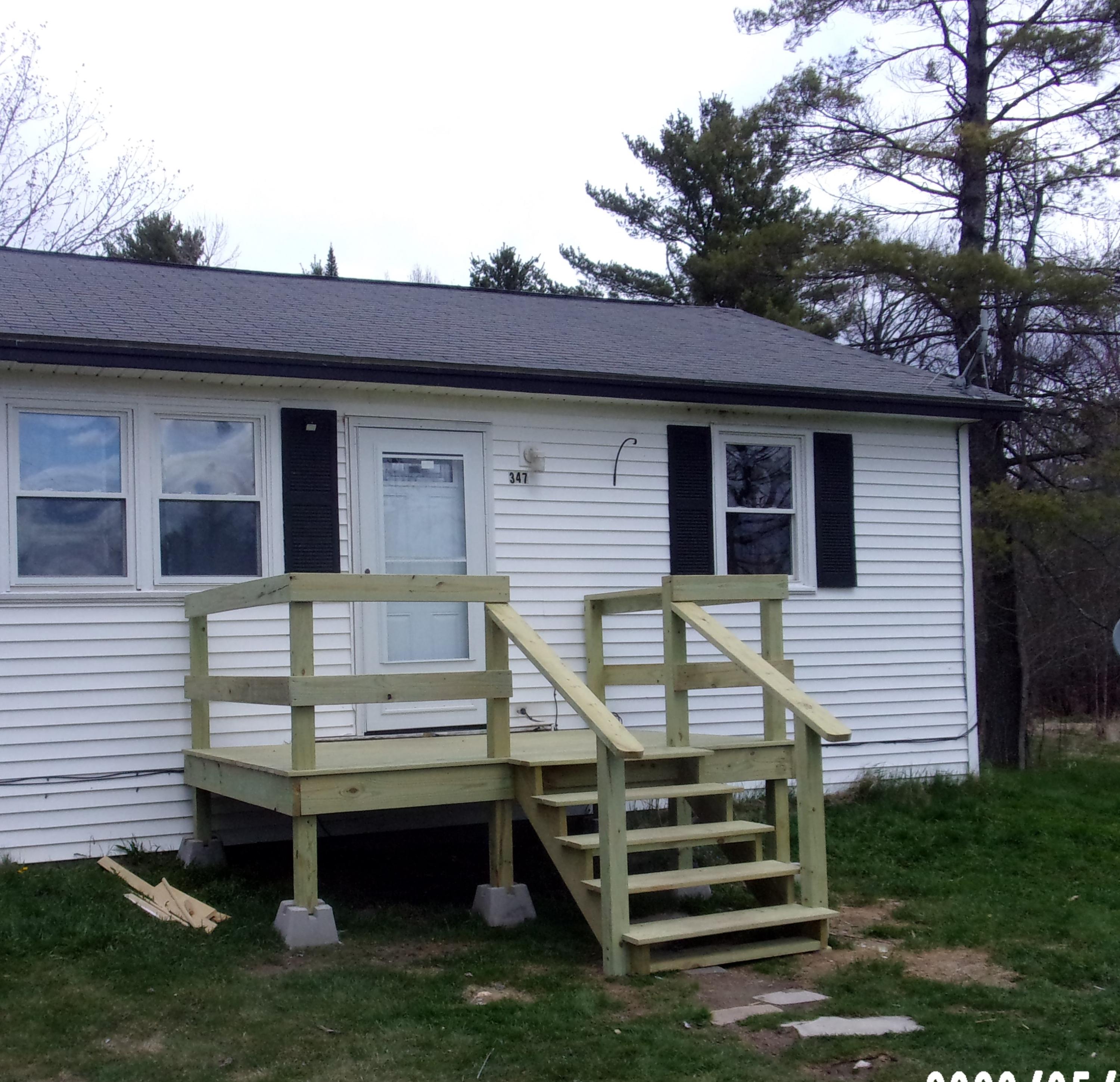 347 Lower Detroit Road Plymouth, ME 04969 - Photo 3 of 18 new front deck