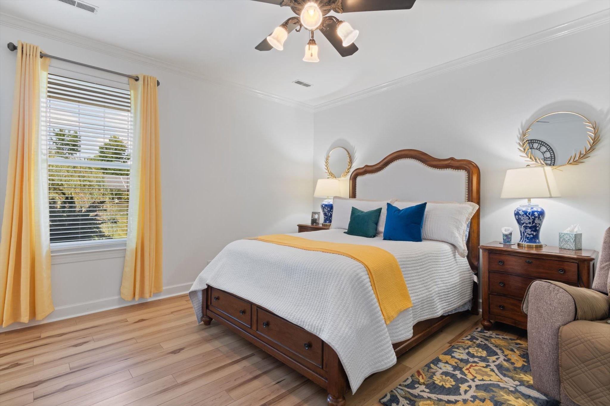 705 Blackpatch Drive, Unit 11 Springfield, TN 37172 - Photo 6 of 25 Spacious primary bedroom with beautiful hardwood floors and a sitting area.