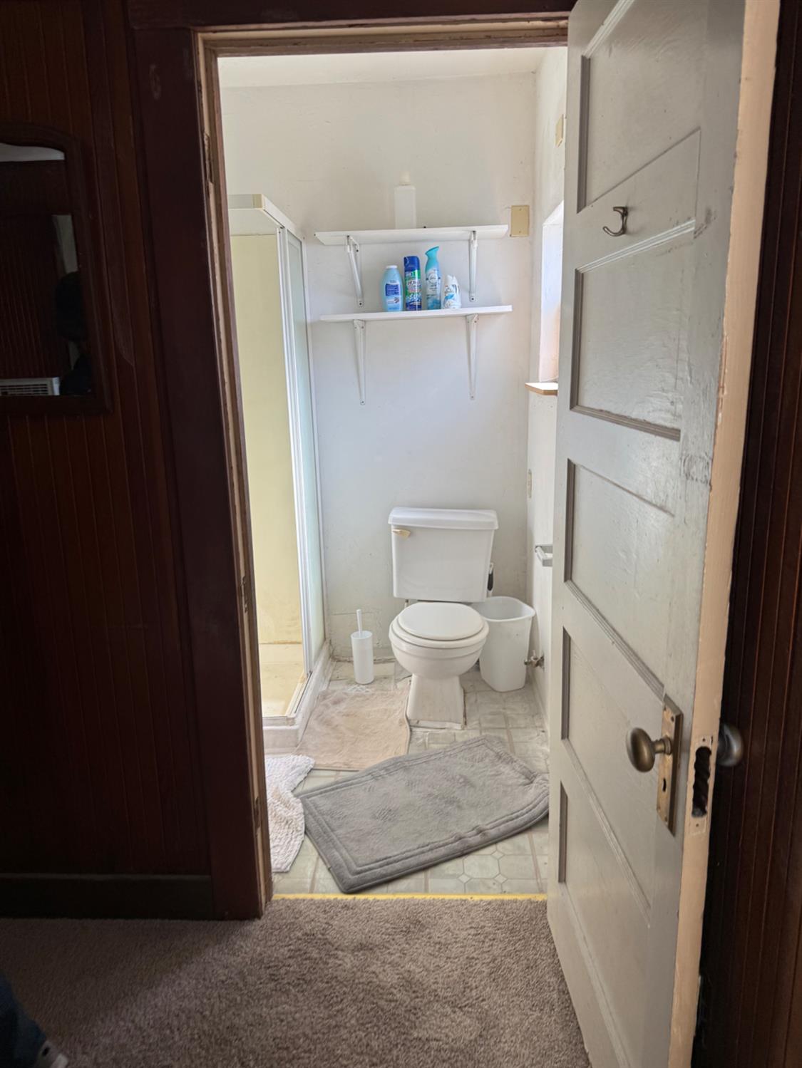 301 B Street Isleton, CA 95641 - Photo 21 of 30 a bathroom with a toilet and a shower