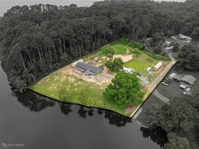 a view of a backyard with a small pool