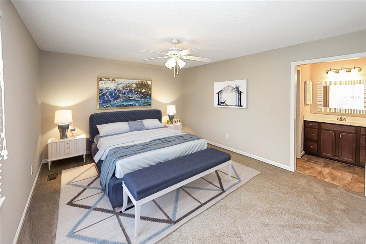 6720 Twin Tree Court Raleigh, NC 27613 - Photo 14 of 17 Staged 2nd Master Bedroom