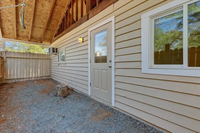 a view of yard with trees