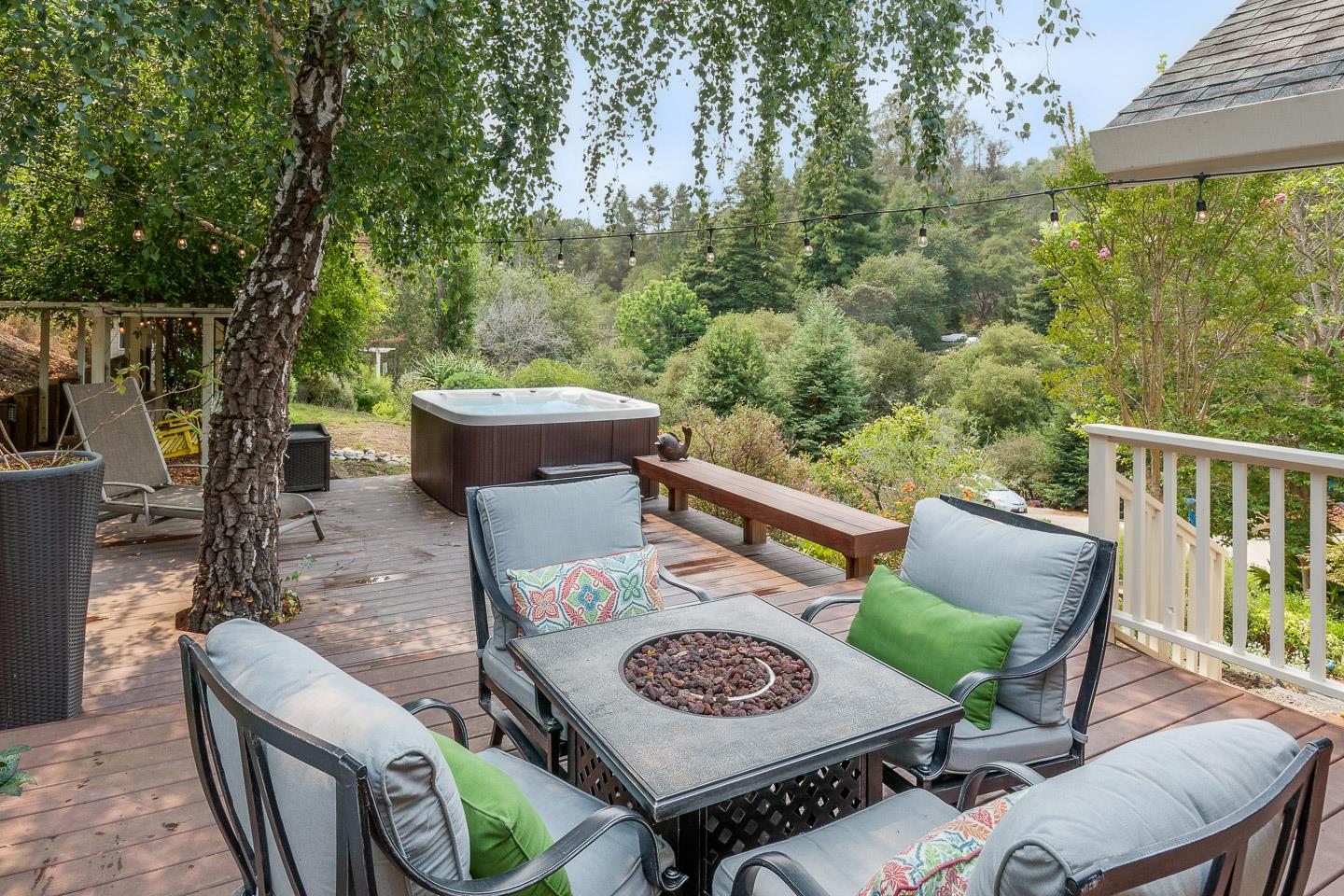 480 Hidden Valley Road Soquel, CA 95073 - Photo 18 of 72 a view of a patio with furniture