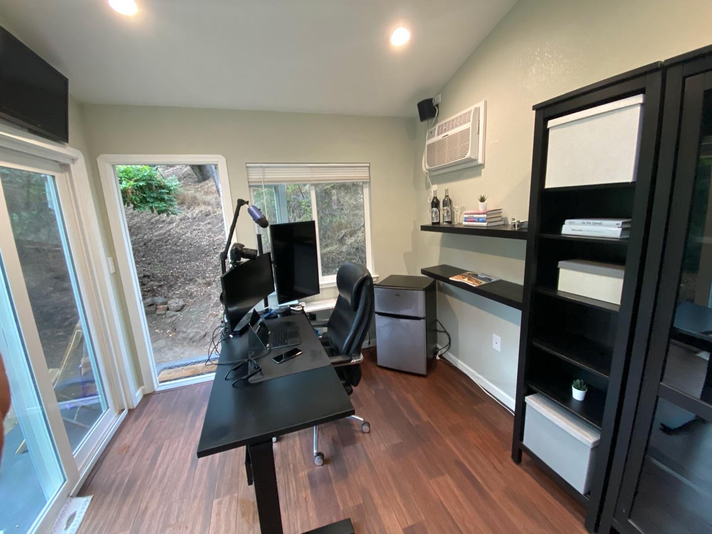 480 Hidden Valley Road Soquel, CA 95073 - Photo 61 of 72 a view of a workspace with furniture and a window