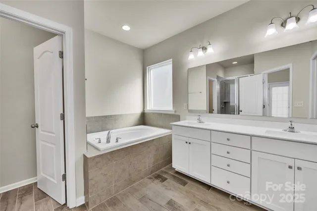a bathroom with a shower and a toilet