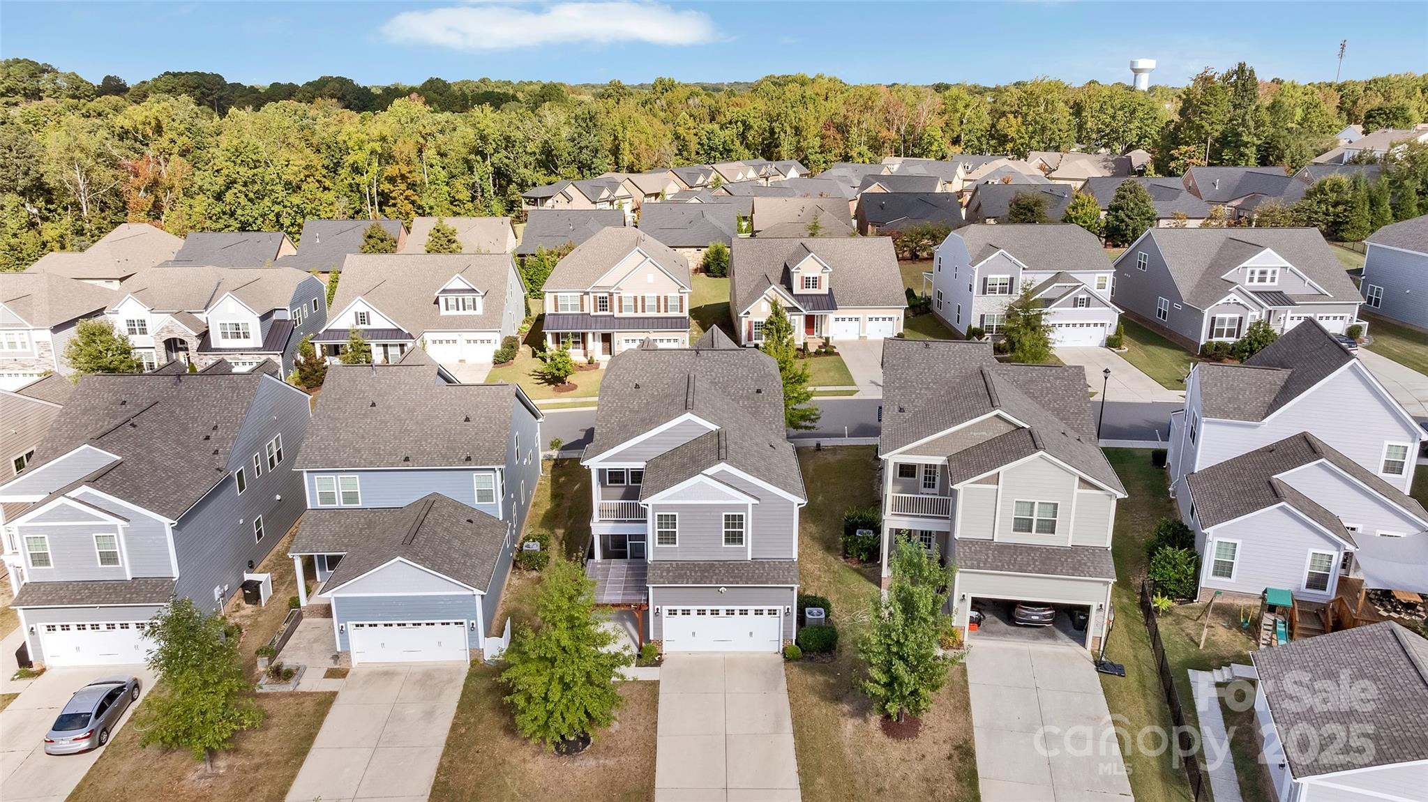 6130 Cloverdale Drive Tega Cay, SC 29708 - Photo 36 of 39 an aerial view of residential houses with outdoor space