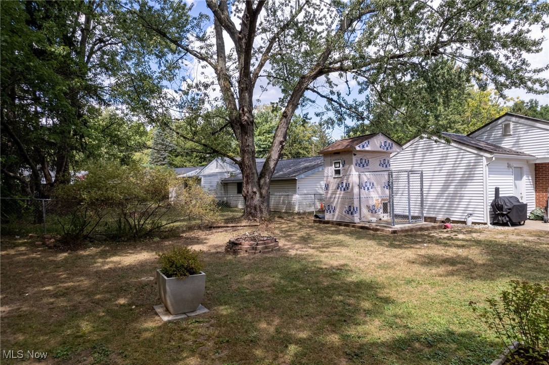 1418 Arcadia Road Kent, OH 44240 - Photo 23 of 27 View of yard featuring an outdoor fire pit
