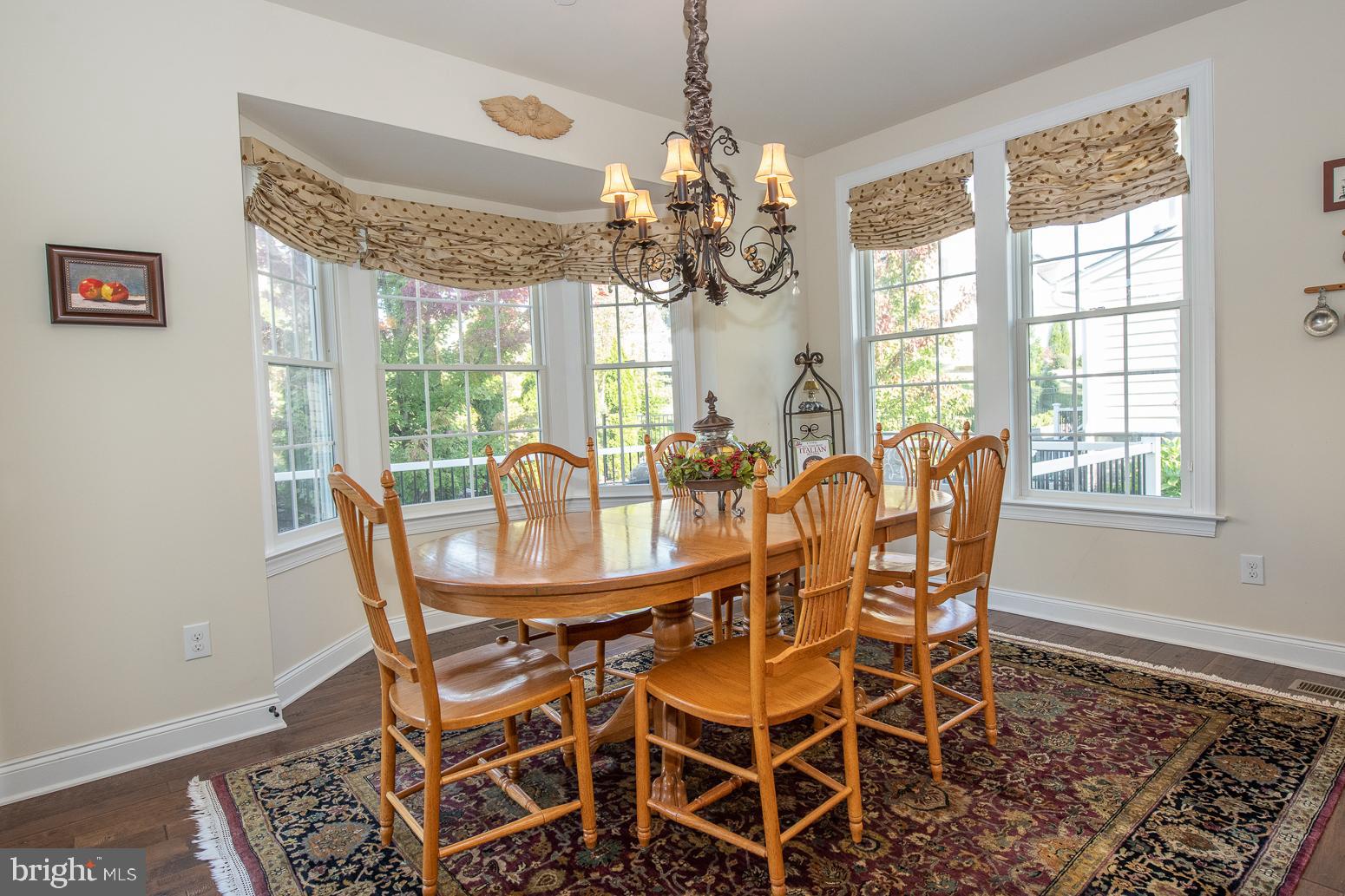 3805 Liseter Road Newtown Square, PA 19073 - Photo 17 of 48 Breakfast Area Views of Rear Yard