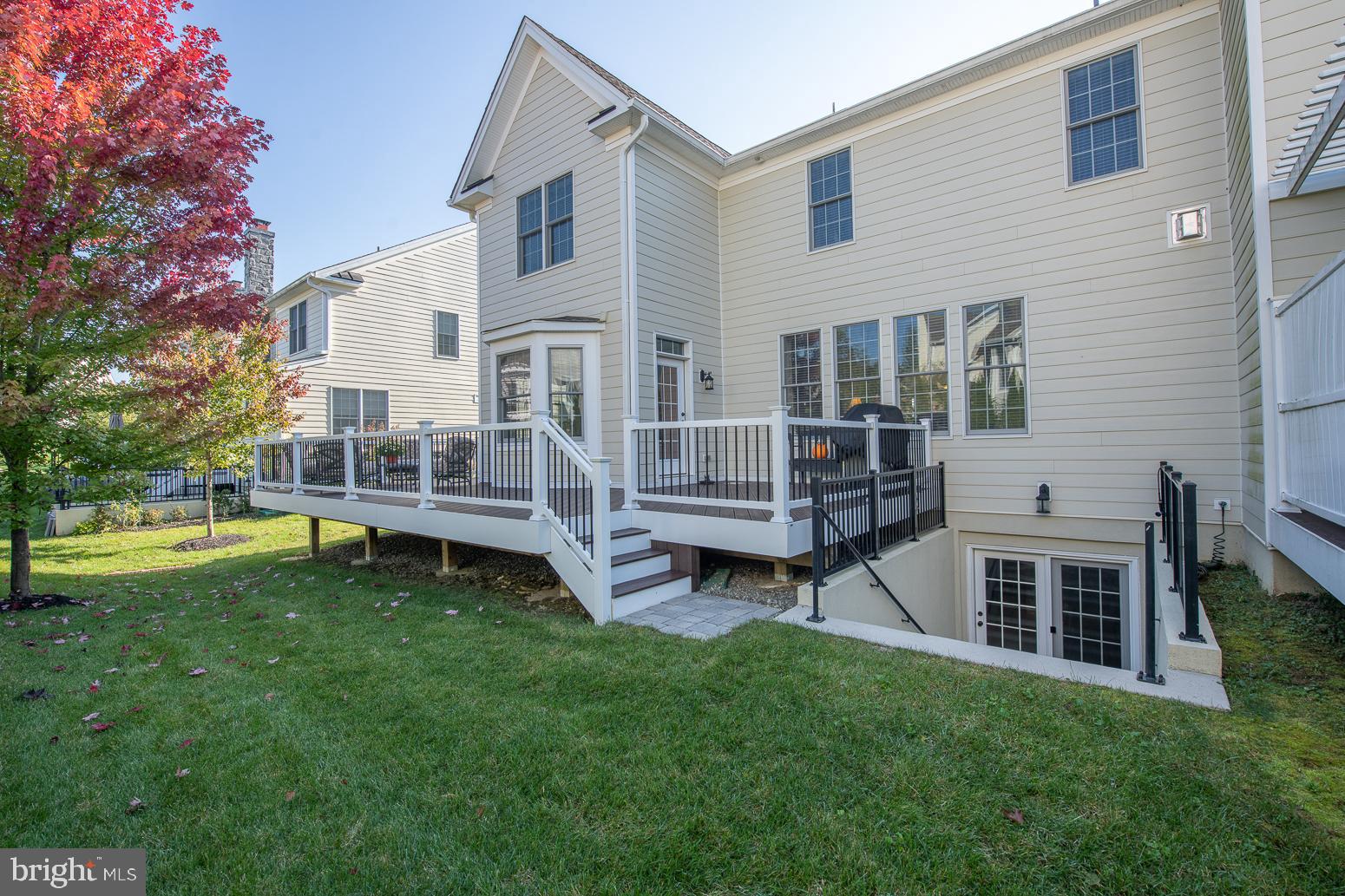3805 Liseter Road Newtown Square, PA 19073 - Photo 35 of 48 Rear Deck, Yard & Steps to Lower Level