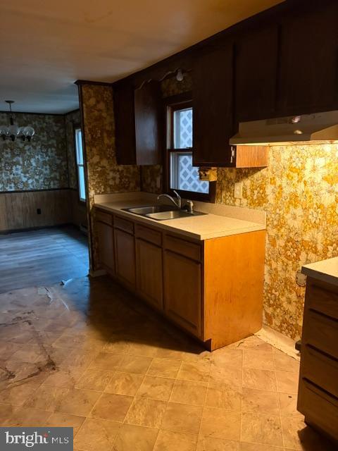 10080 Rixeyville Road Culpeper, VA 22701 - Photo 5 of 6 a kitchen with stainless steel appliances granite countertop a stove a sink and a microwave