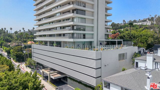 a view of a city with tall buildings