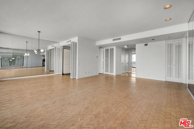 a view of a indoor basketball court