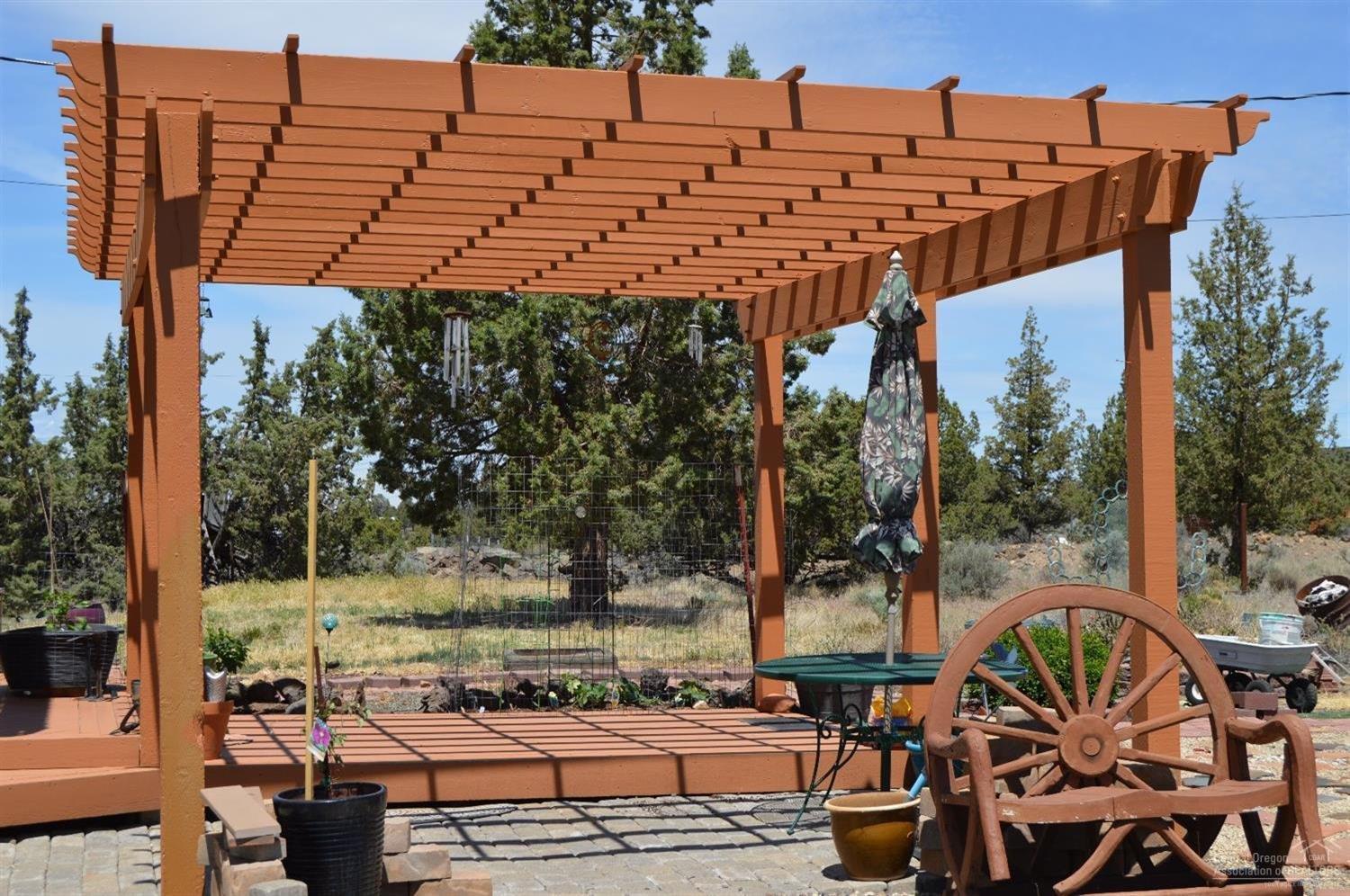16090 Southwest Steelhead Road Terrebonne, OR 97760 - Photo 24 of 25 Beautiful Pergola and wonderful decking