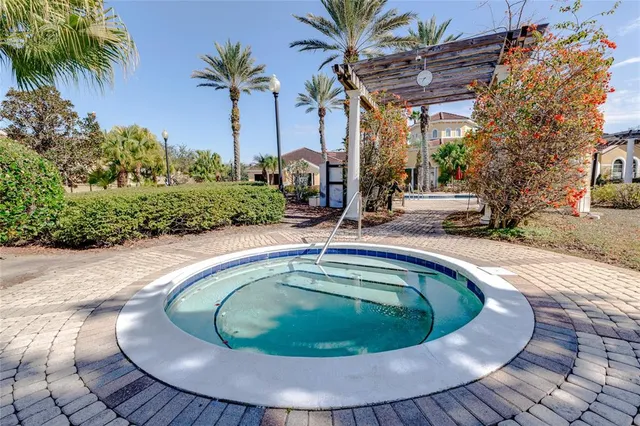 a view of outdoor space yard and swimming pool