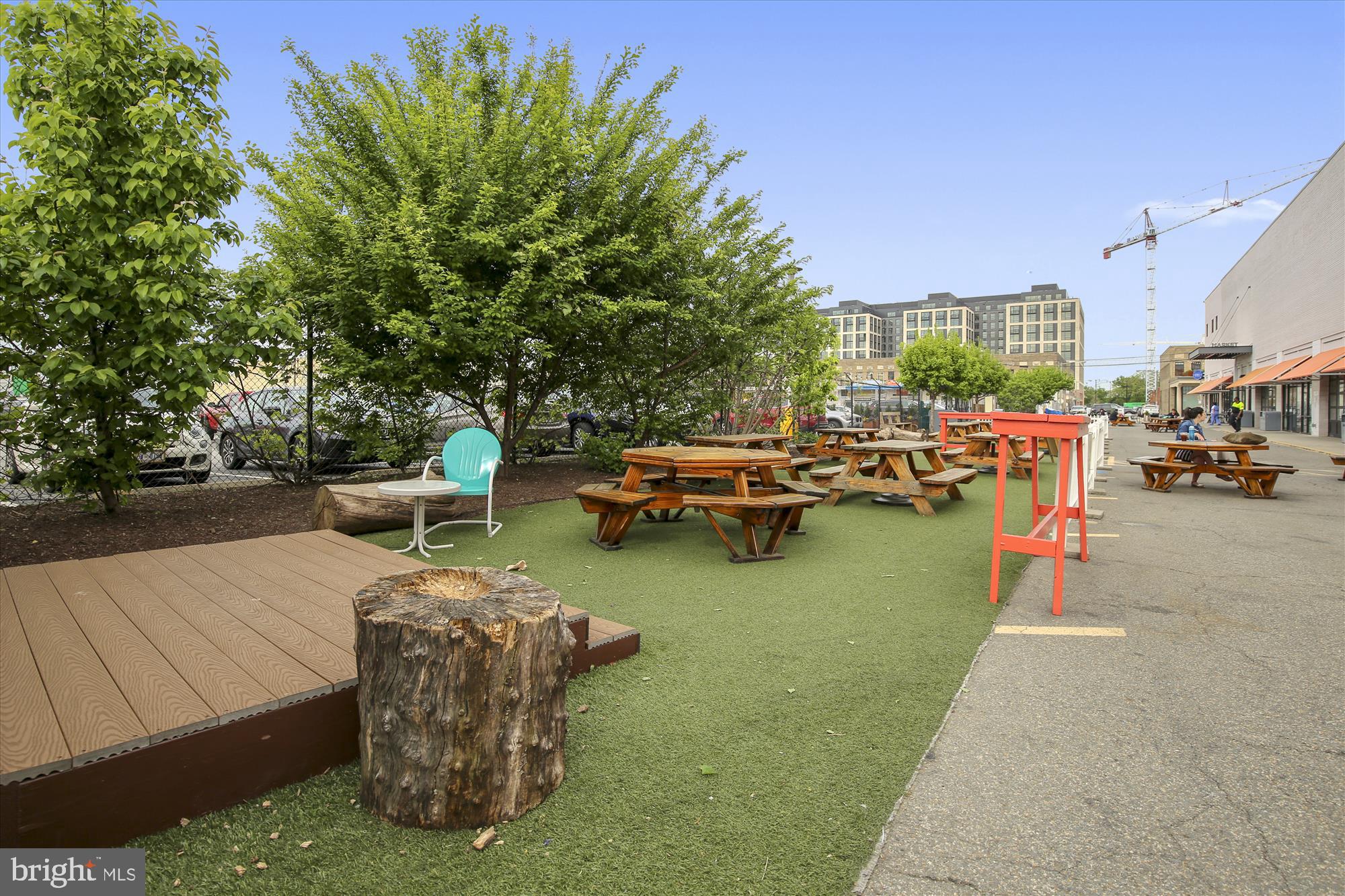 1102 Staples Street Northeast, Unit 301 Washington, DC 20002 - Photo 22 of 24 a view of a lake with lawn chairs