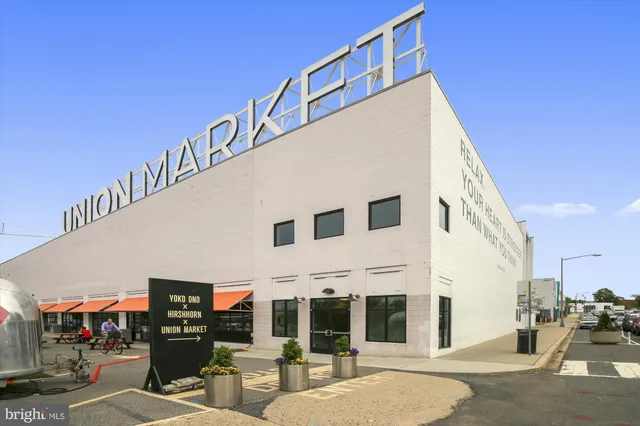 a building view with a outdoor space