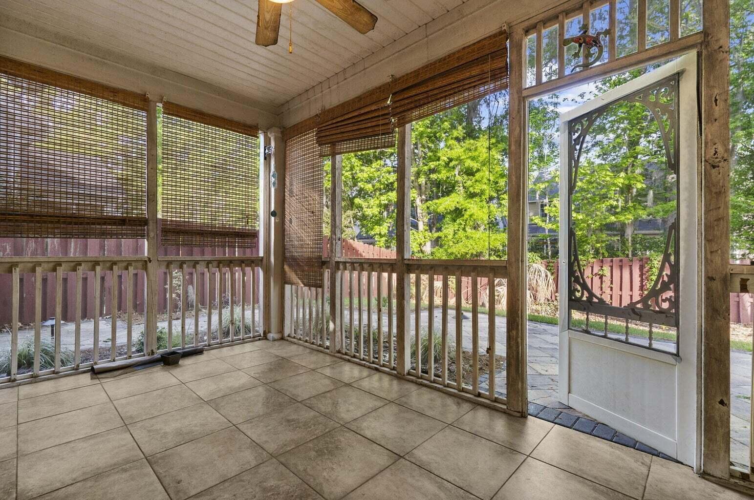 9406 Ayscough Road Summerville, SC 29485 - Photo 28 of 31 screened in back porch
