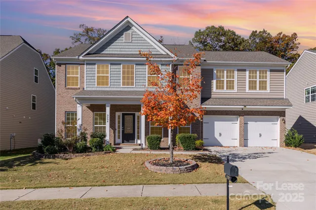 a front view of a house with entertaining space