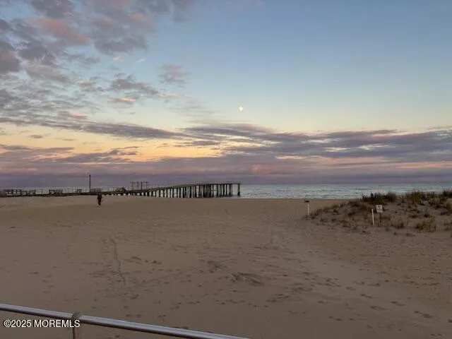a view of an ocean beach