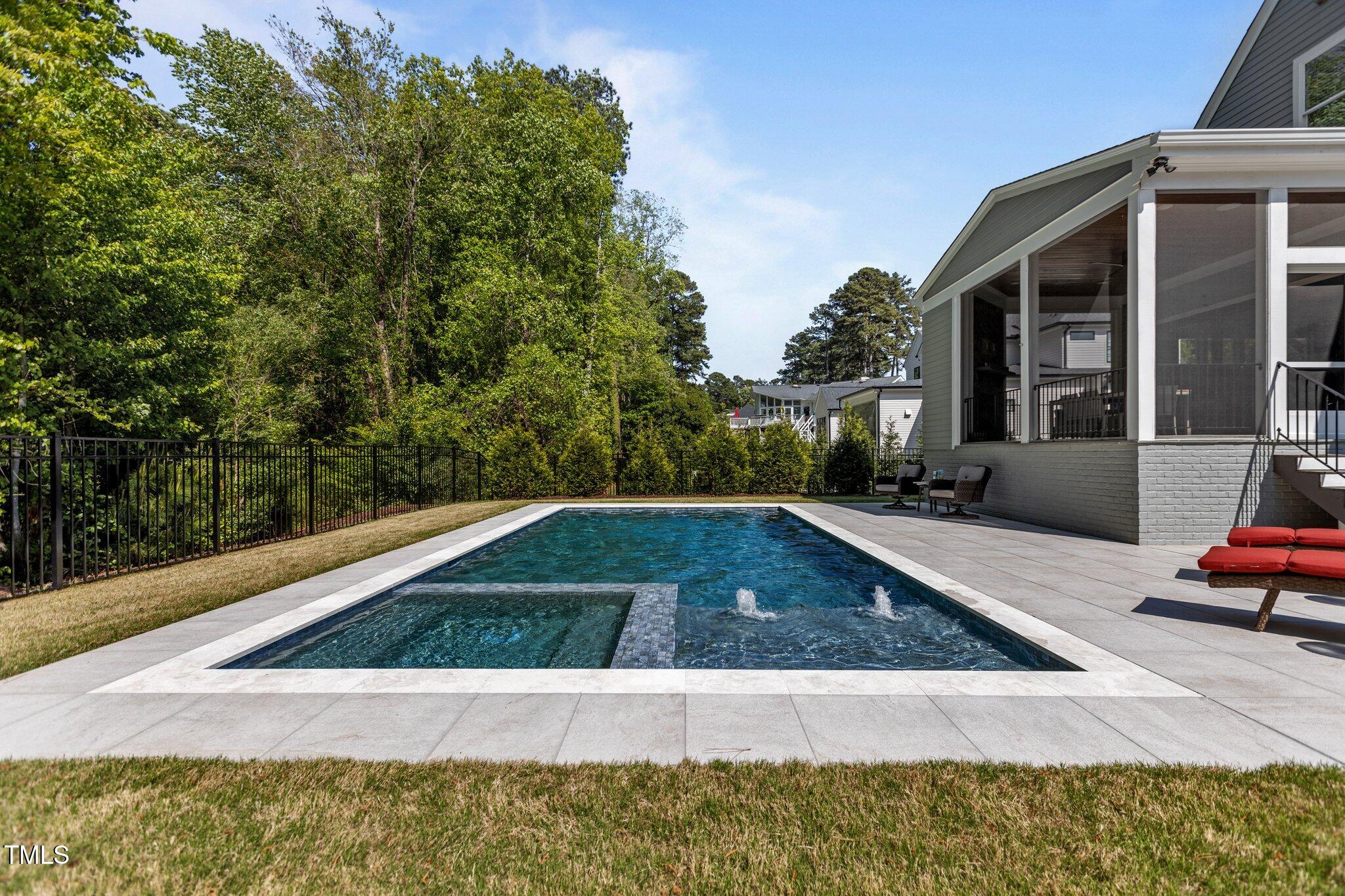 3416 Edgemont Drive Raleigh, NC 27612 - Photo 4 of 49 Heated pool with patio area.