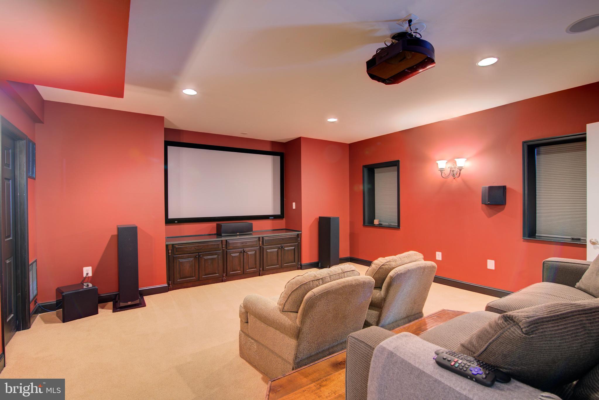 7690 Oak Field Court Springfield, VA 22153 - Photo 42 of 55 Theater Rm w/ Sony 7.1 Surround Sound