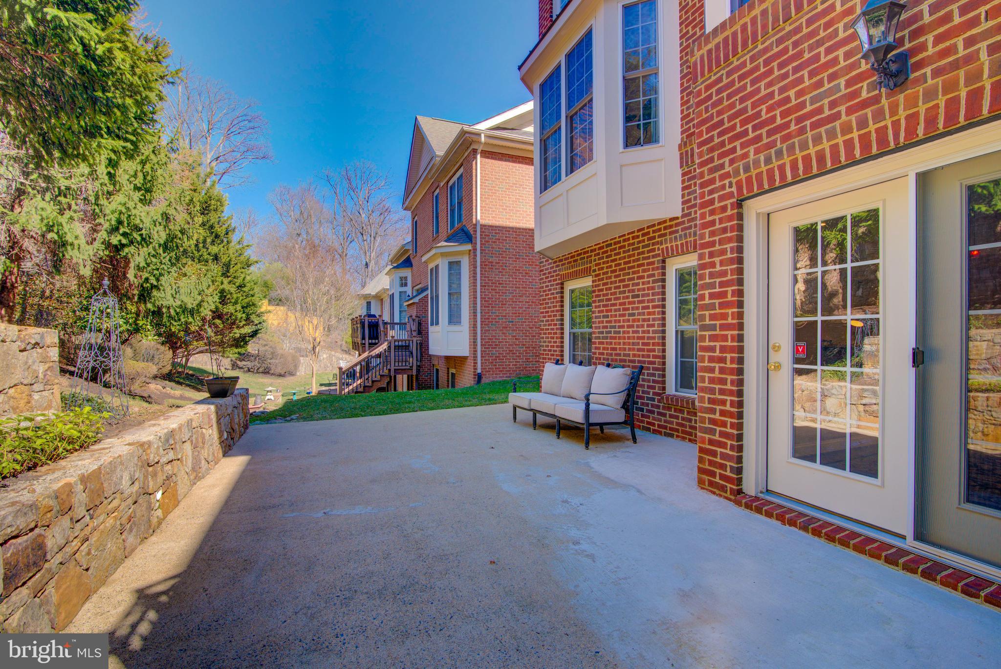 7690 Oak Field Court Springfield, VA 22153 - Photo 52 of 55 Walkout Lower Patio