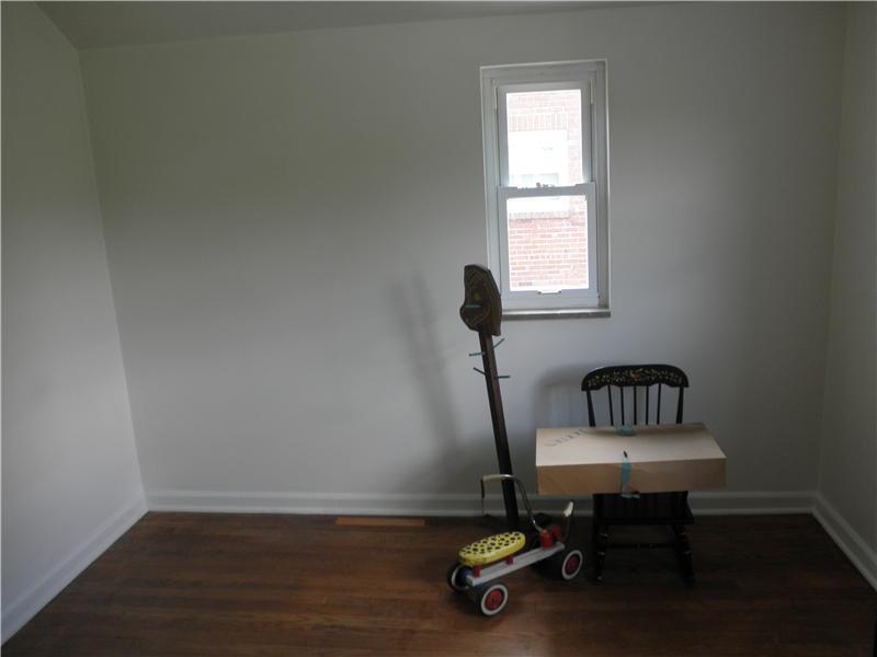 157 Orchard Spring Road Pittsburgh, PA 15220 - Photo 9 of 14 Bedroom. BEDROOM 3 FRESH PAINT AND EXPOSED FLOOR.