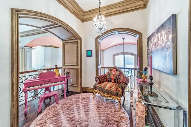 a bathroom with a granite countertop sink a mirror and shower