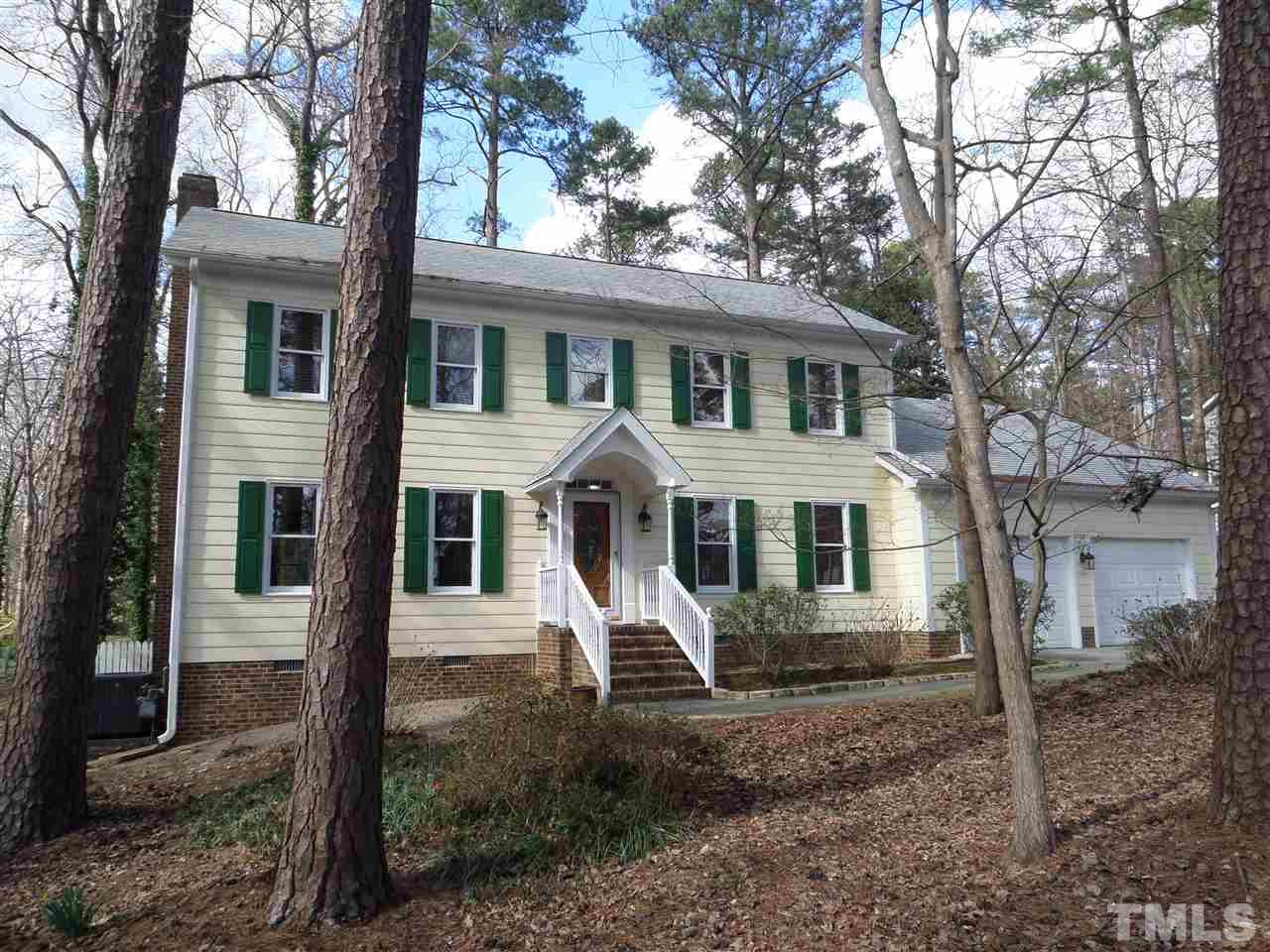 8725 Windjammer Drive Raleigh, NC 27615 - Photo 1 of 25 Enormous Almost Ac lot in great mature N. Ral N'hood- Lots of trees for privacy and serene setting