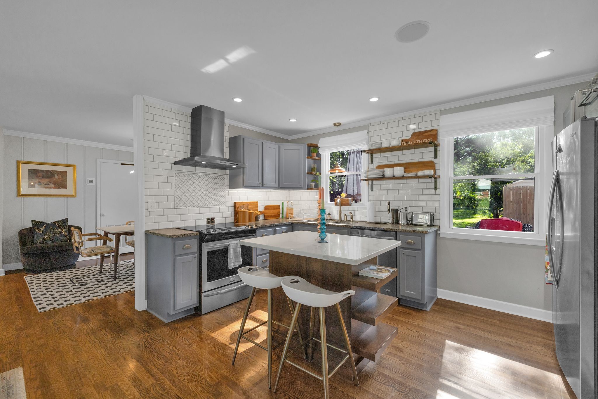 1610 Leaf Avenue Murfreesboro, TN 37130 - Photo 11 of 31 a kitchen with stainless steel appliances granite countertop a sink and a refrigerator
