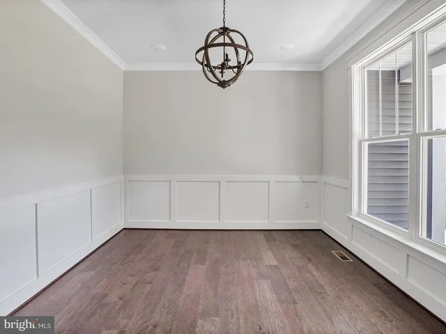 wooden floor in an empty room