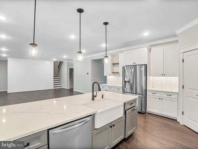 a view of a lake with a yard