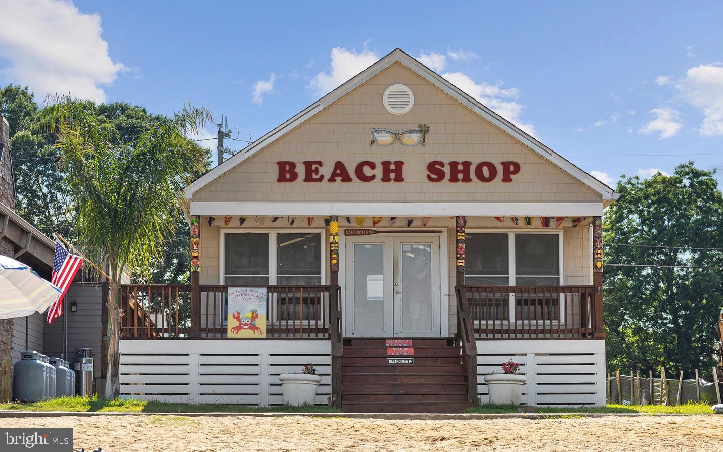 78 Rustic Lane Colonial Beach, VA 22443 - Photo 52 of 56 Charming beach shop by the shore.