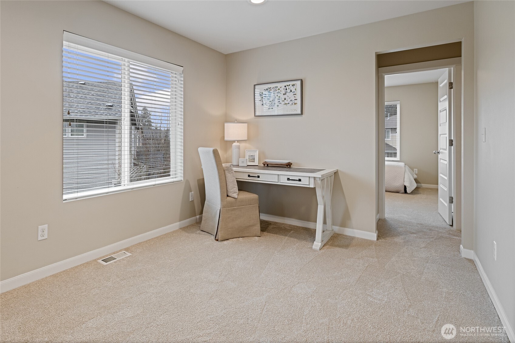 1016 207th Street Southwest Lynnwood, WA 98036 - Photo 14 of 39 a workspace with furniture and a window
