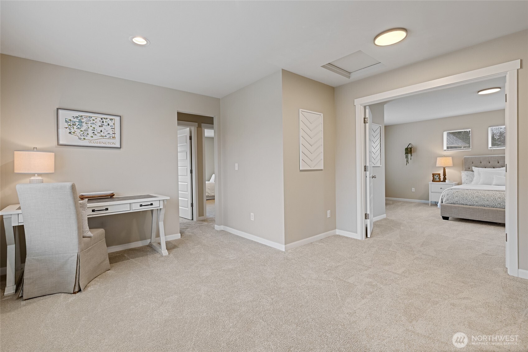 1016 207th Street Southwest Lynnwood, WA 98036 - Photo 15 of 39 a view of livingroom with furniture and workspace