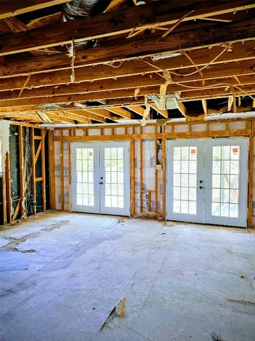 a view of front door