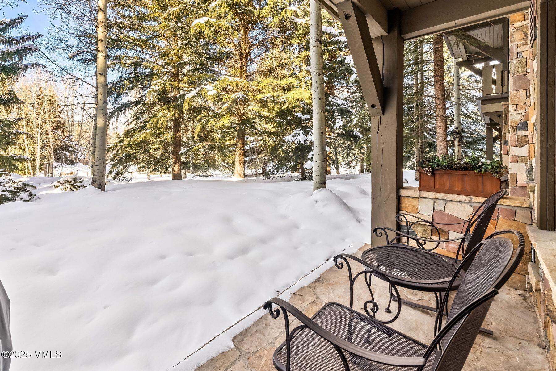 30 Cresta Road, Unit 103 Edwards, CO 81632 - Photo 22 of 34 Patio off Family Room and Master Bedroom