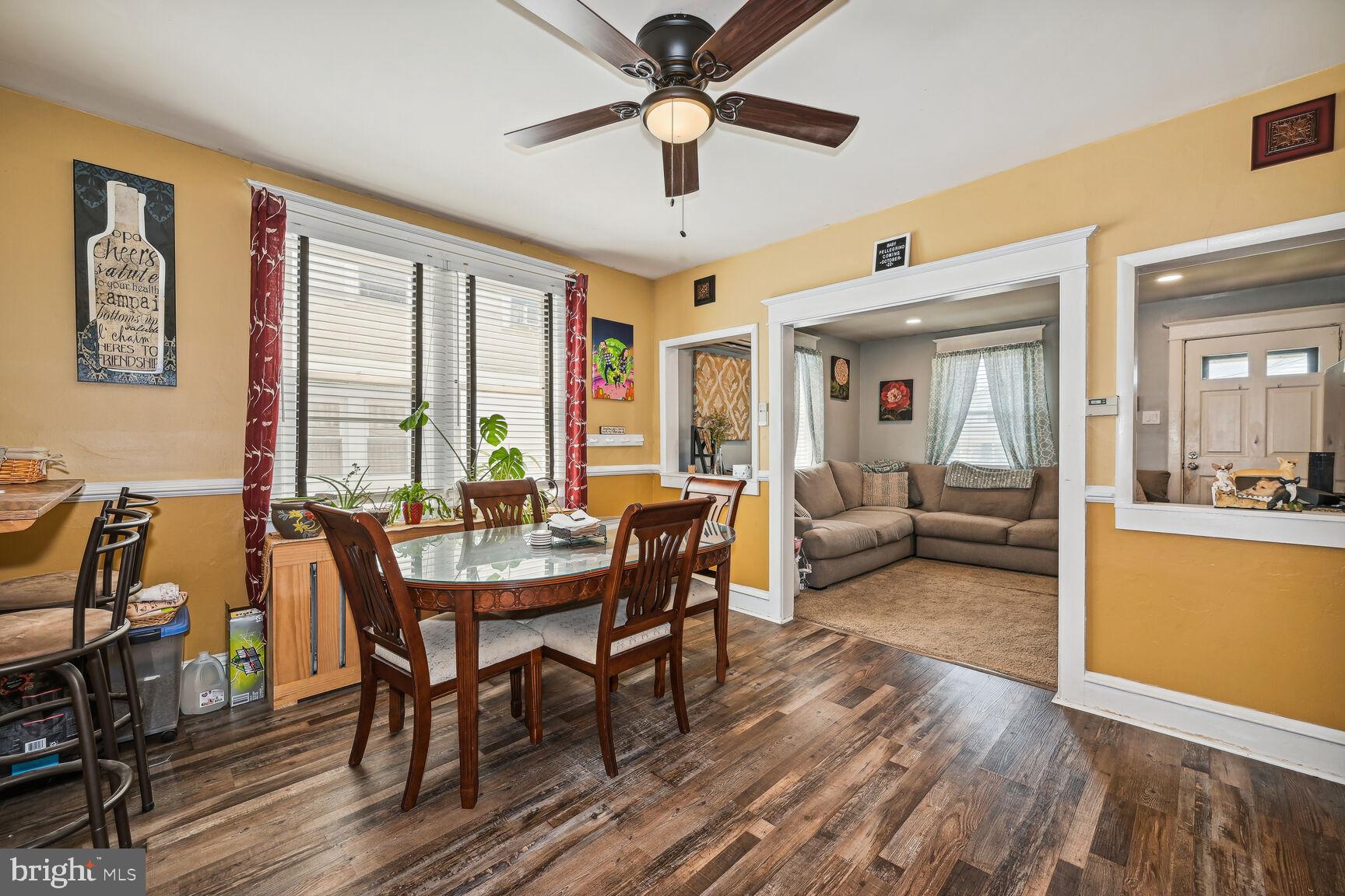 48 Haverford Road Runnemede, NJ 08078 - Photo 6 of 23 a view of a dining room with furniture window and wooden floor