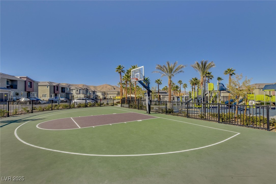 12106 Azure Gate Road, Unit 3 Las Vegas, NV 89183 - Photo 51 of 77 View of sport court featuring a residential view and community basketball court
