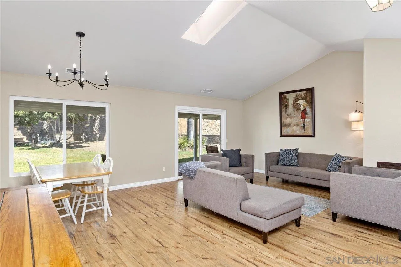 1561 Conway Drive Escondido, CA 92027 - Photo 5 of 41 a living room with furniture and a wooden floor
