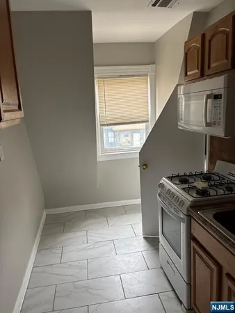 a kitchen with a stove