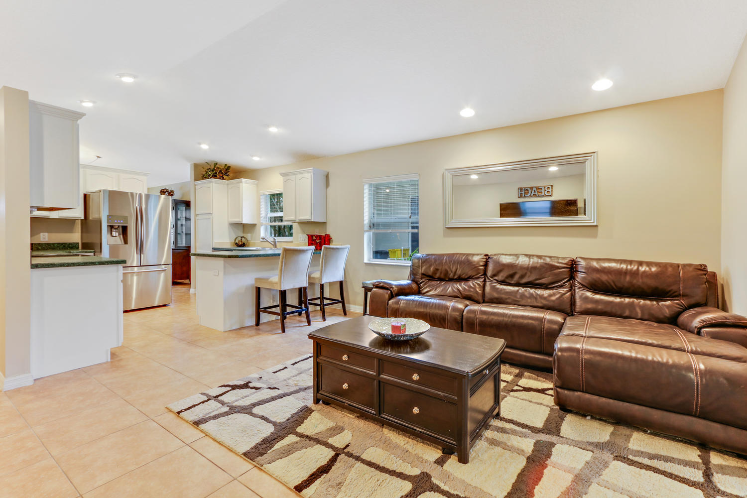 17633 Cinquez Park Road West Jupiter, FL 33458 - Photo 8 of 20 Kitchen Overlooking Family Room