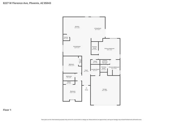 $2,080 | 8227 West Florence Avenue, Phoenix, AZ 85043