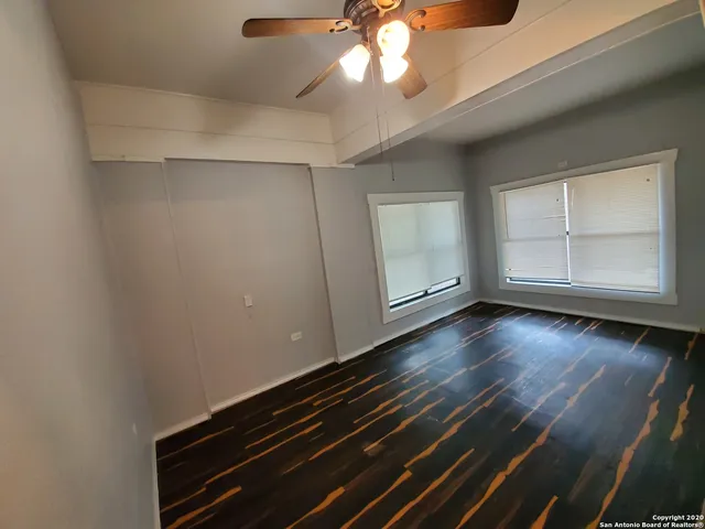 wooden floor in an empty room