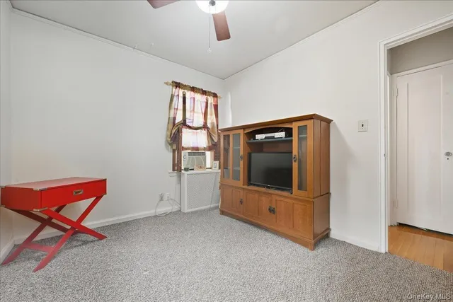 a room with furniture and windows