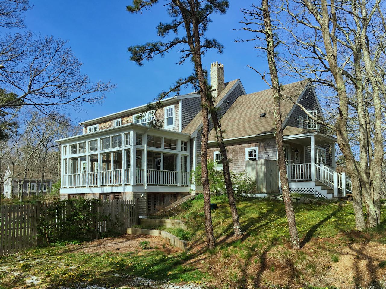 58 Slough Pond Road Truro, MA 02666 - Photo 6 of 30 front view of a house with a yard