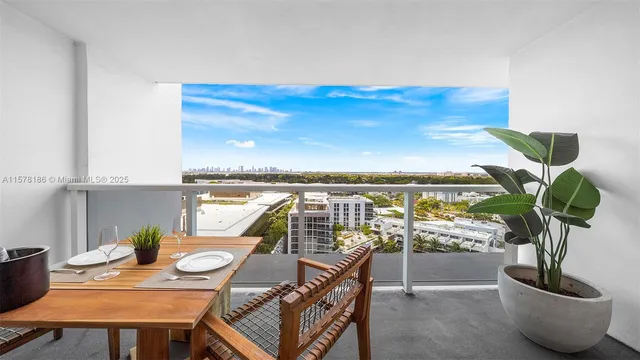 a room with furniture and a table