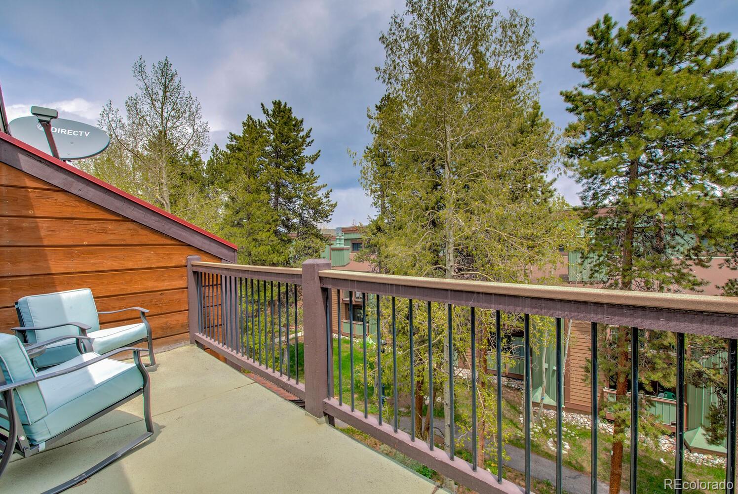 200 Primrose Path, Unit 11 Breckenridge, CO 80424 - Photo 15 of 32 a view of a two chairs in the balcony