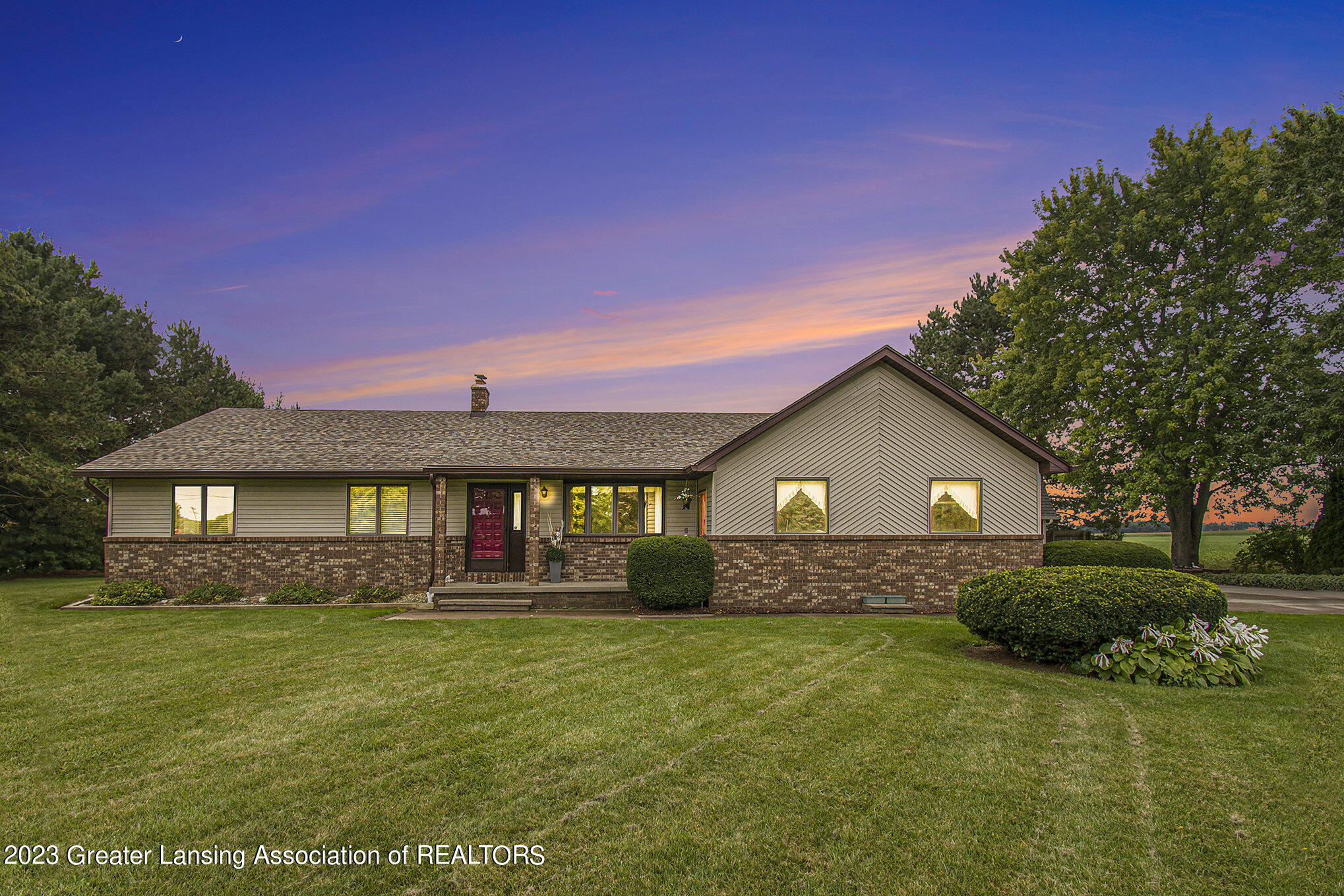 3645 West Columbia Road Mason, MI 48854 - Photo 2 of 44 002_ndp5637-twilight